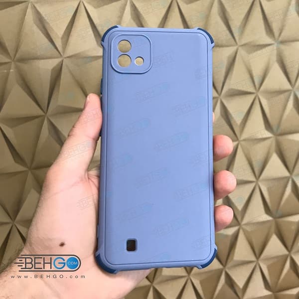 قاب گوشی موبایل ریلمی مدل C11 گارد ژله ای دکمه رنگی با محافظ لنز دوربین Realme C11 2021 — تصویر ۵