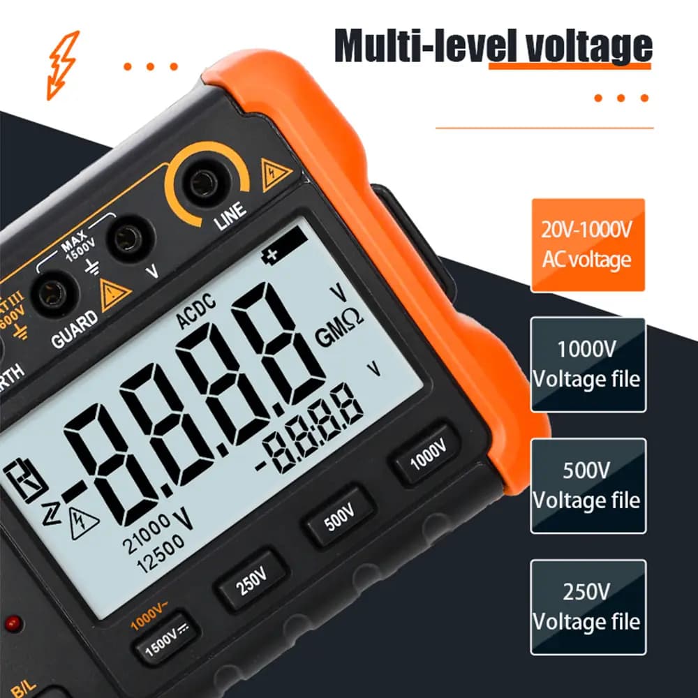 میگر دیجیتال 1KV ویکتور (سری جدید) مدل +VICTOR VC60B — تصویر ۳