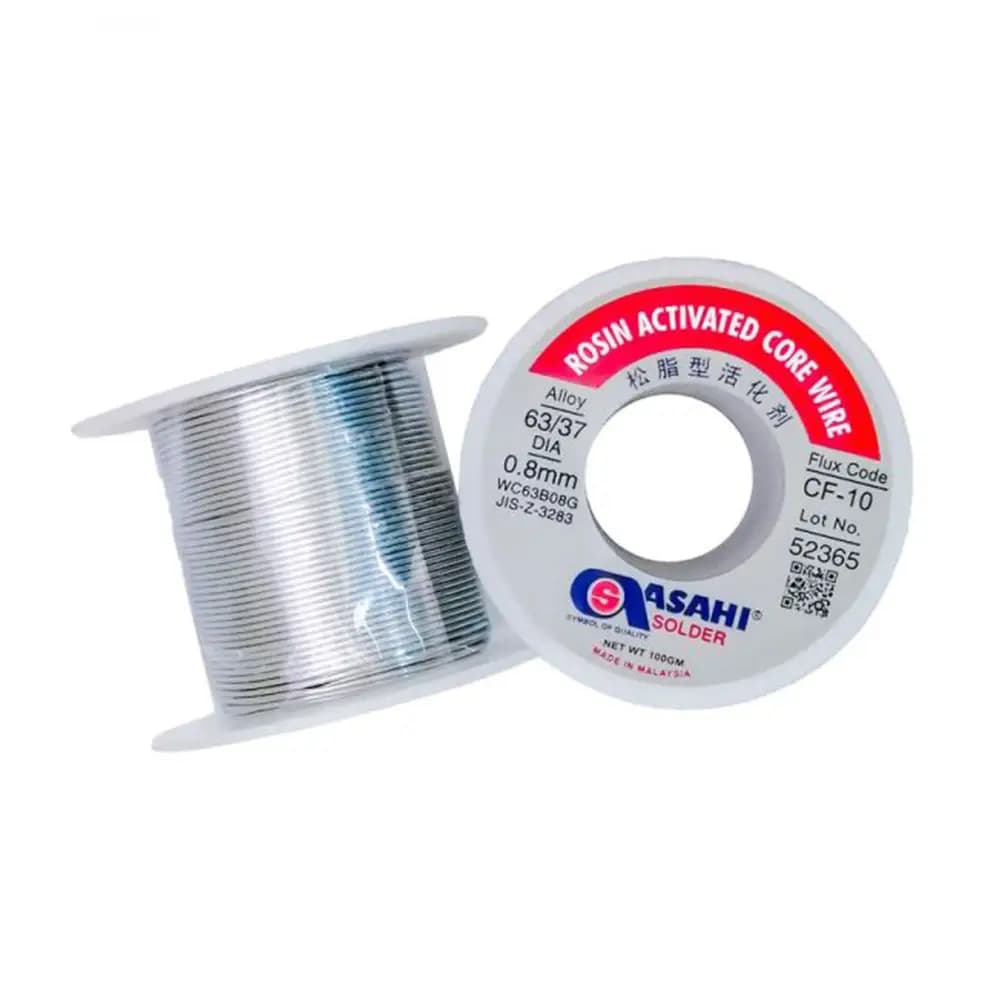 سیم لحیم 100g 0.8mm آساهی Asahi — تصویر ۲
