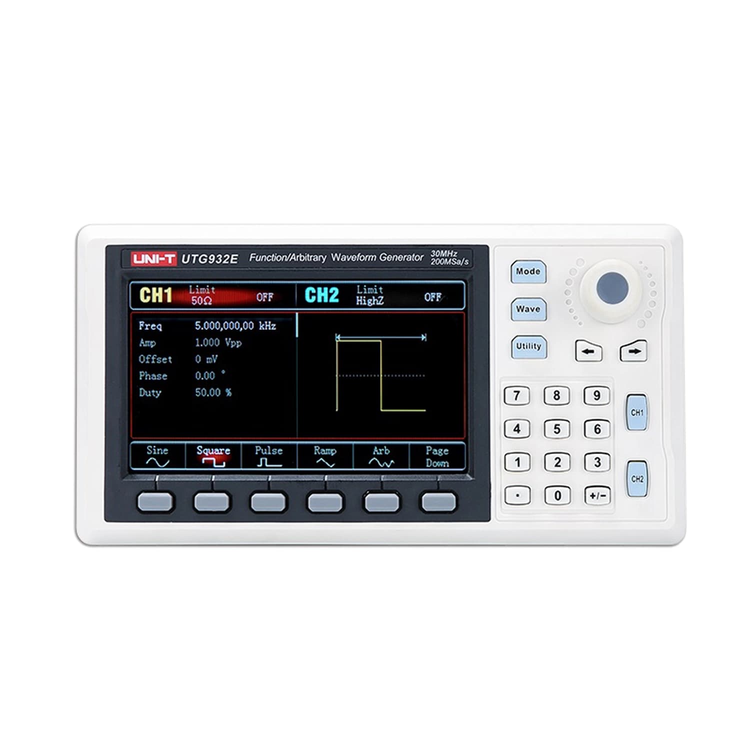 فانکشن ژنراتور 2 کاناله 30MHz یونیتی Uni-T UTG932E