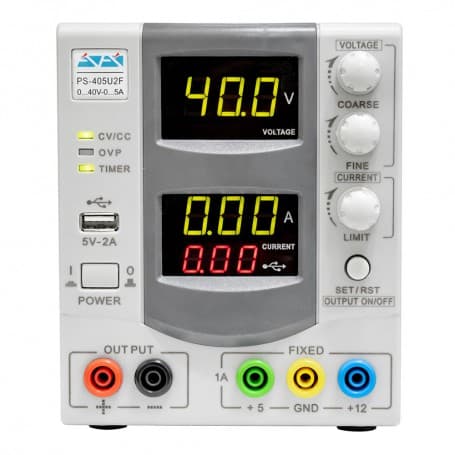 منبع تغذیه 40 ولت 5 آمپر ترانسی آداک ADAK PS-405U2F — تصویر ۴