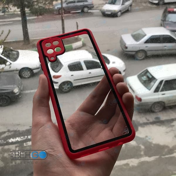 قاب A12 کاور گوشی سامسونگ A12 محافظ پشت شفاف M12/A12 — تصویر ۴