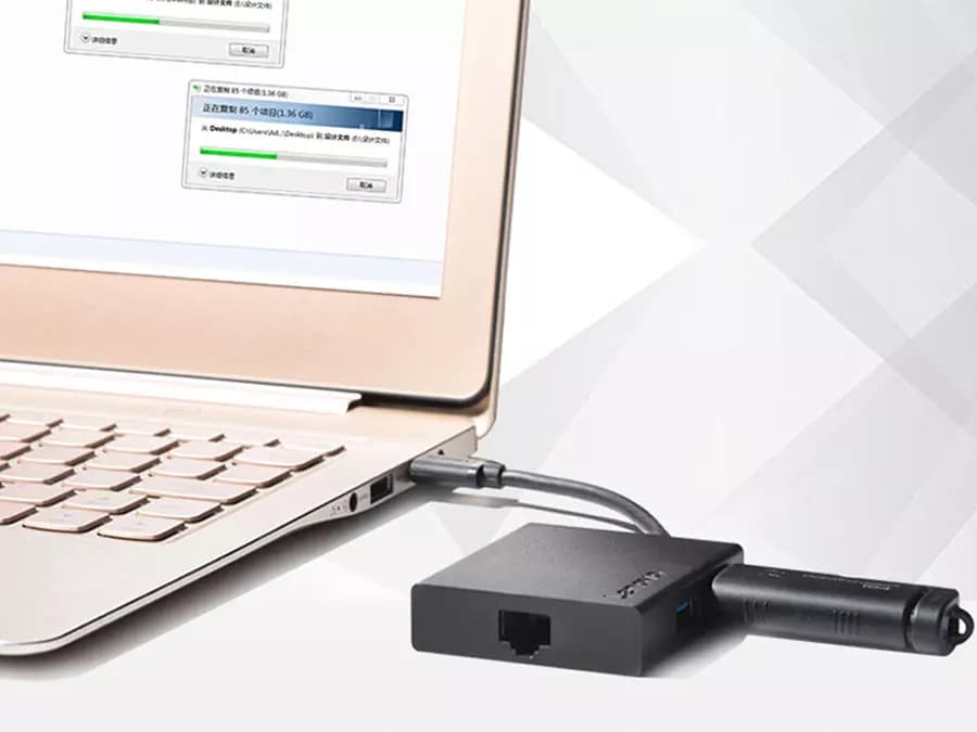 هاب تایپسی با 5 پورت لنوو Lenovo Multifunctional Type C Hub C130(اورجینال اصلی ارسال فوری) — تصویر ۳