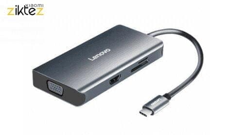 هاب 7 پورت لنوو Lenovo LX0807G New Multifunctional Type C Hub(اورجینال اصلی ارسال فوری) — تصویر ۲