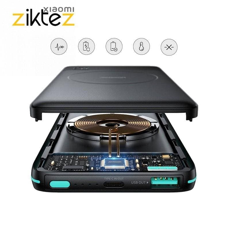 پاوربانک وایرلس 10000 مگ سیف جویروم Joyroom JR-W040 توان 20 وات — تصویر ۴