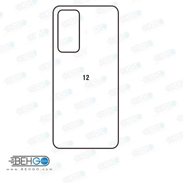 برچسب پشت گوشی شیائومی Xiaomi 12/12X