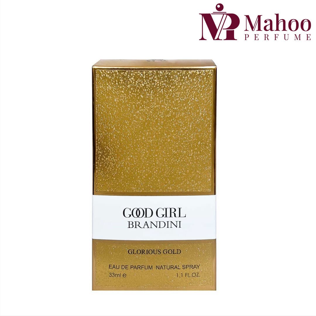 عطر جیبی گلوریوس گلد (طلایی) گودگرل برندینی 33 میل | Brandini Good Girl Glorious Gold — تصویر ۳