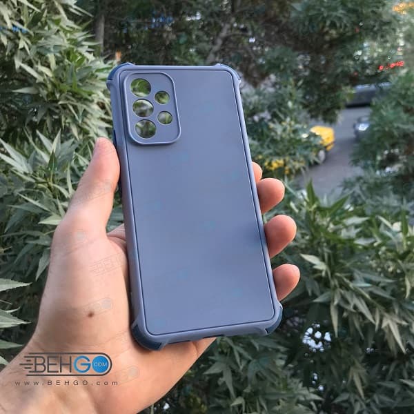قاب سامسونگ A53 کاور مدل ژله ای دکمه رنگی محکم ضد ضربه با محافظ لنز دوربین گوشی Samsung A53 — تصویر ۵