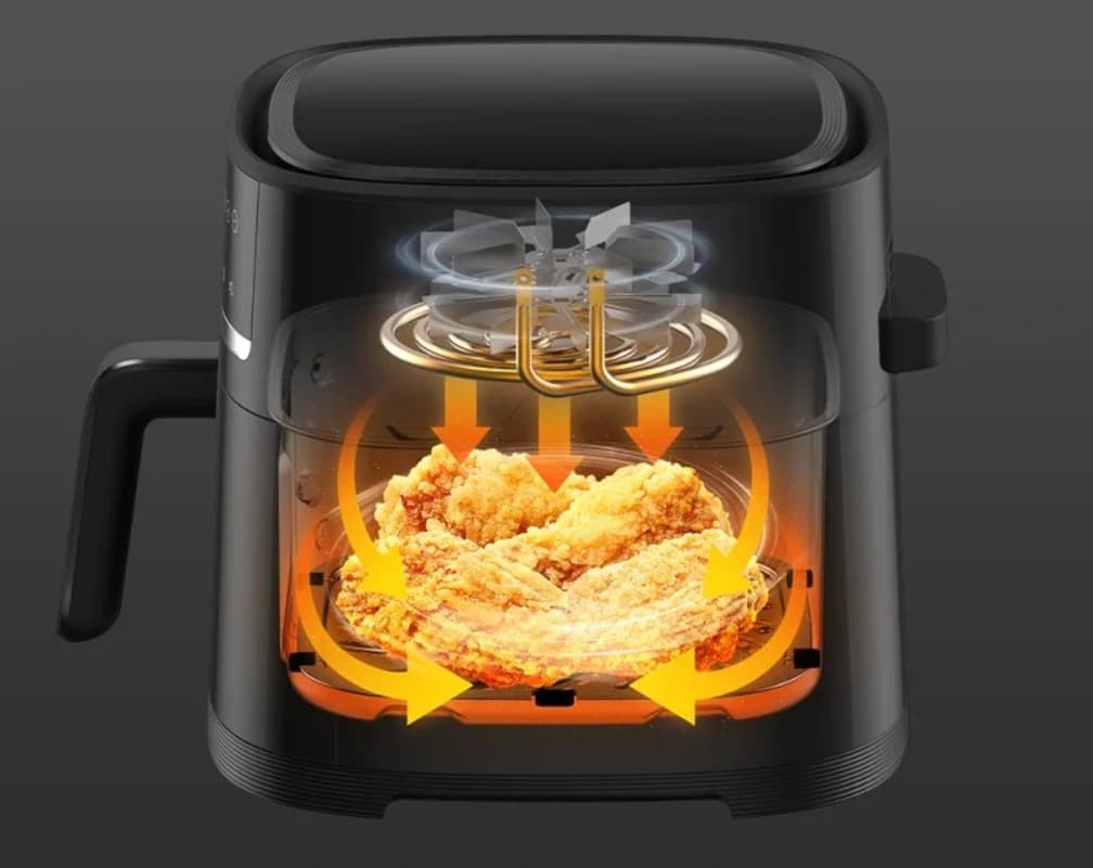 هواپز 6 لیتری شیائومی Air Fryer MAF08 — تصویر ۵