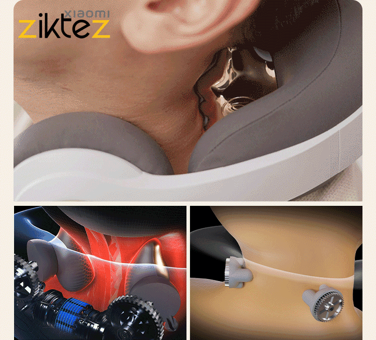 ماساژور گردن شیائومی مدل Skg neck pillow N5-2 massager (اورجینال پلمپ ارسال فوری) — تصویر ۸