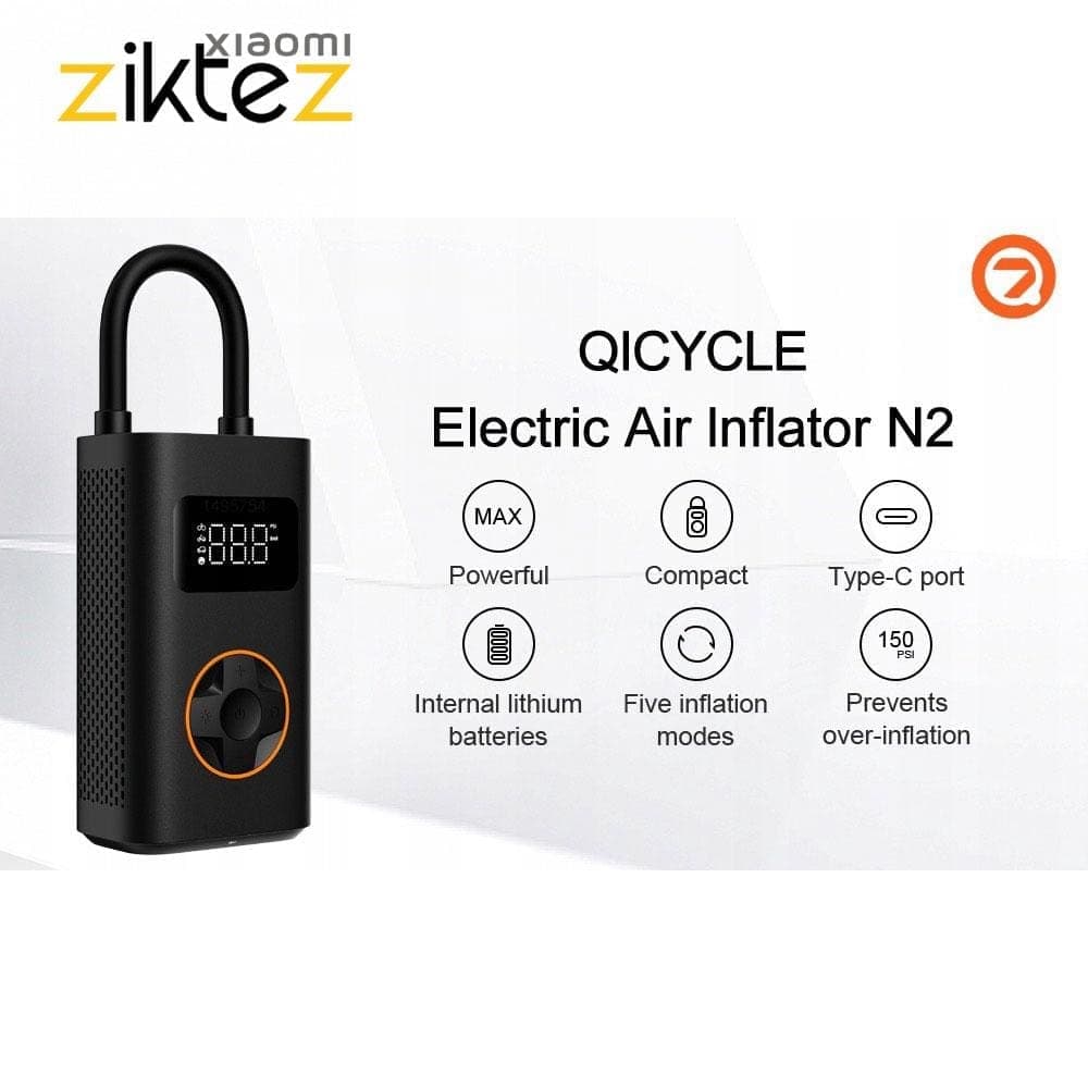 پمپ باد شیائومی مدل Xiaomi QiCYCLE N2 (اورجینال ارسال فوری) — تصویر ۶