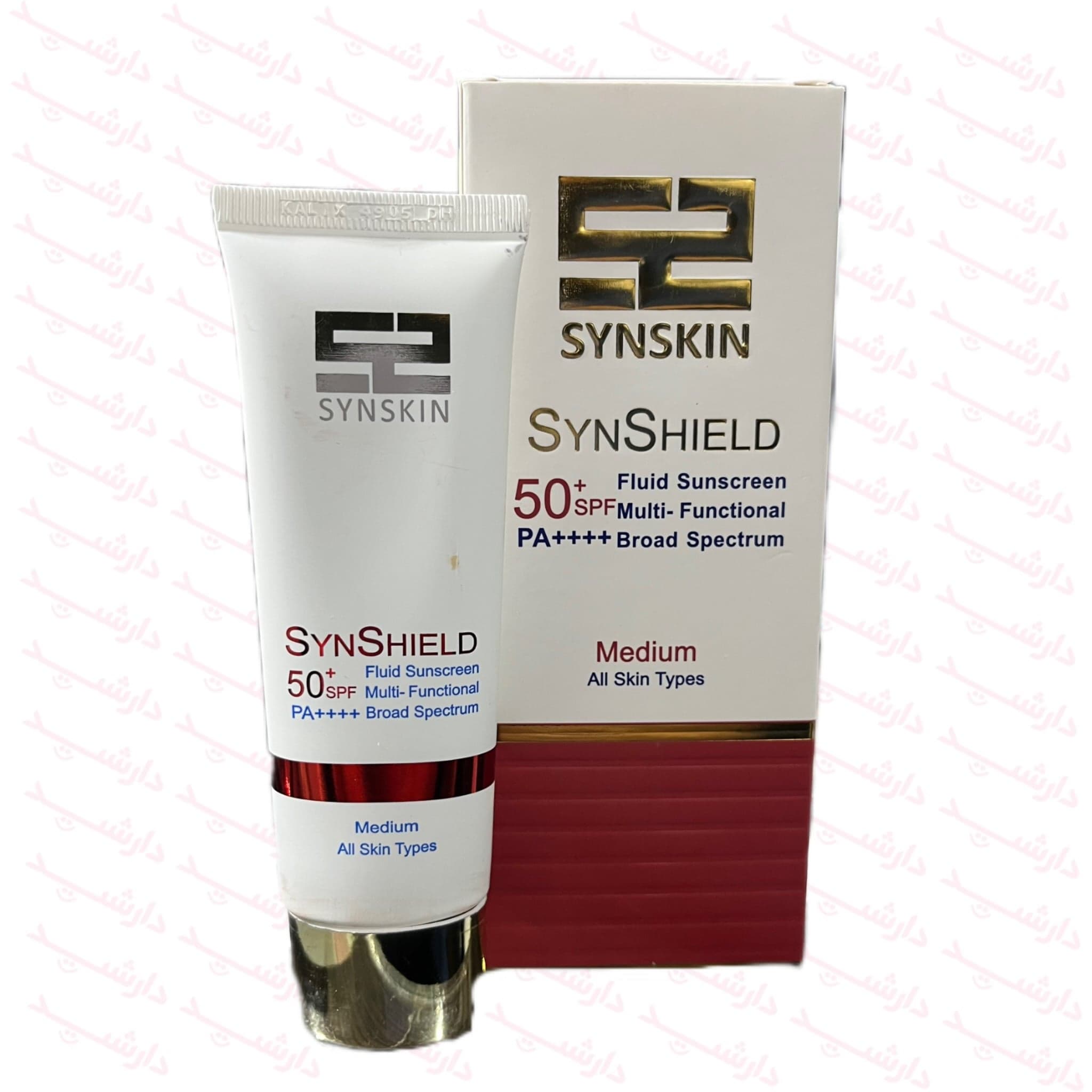 کرم ضد افتاب ساین اسکین +SPF50 فلوئیدی مدیوم مناسب انواع پوست