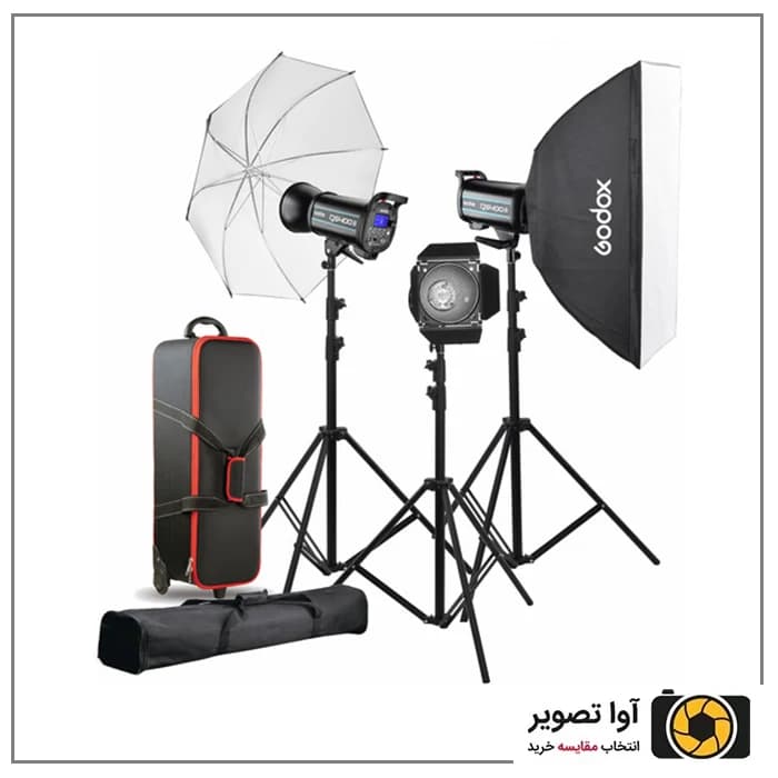 کیت فلاش استودیویی Godox QS300 II