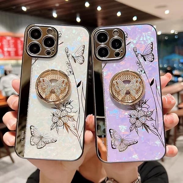 قاب آیفون 13 پرو طرح پروانه کاور دخترانه گوشی ایفون iPhone 13 Pro — تصویر ۷