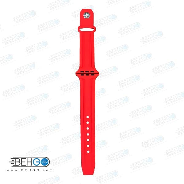 بند سیلیکونی اپل واچ Apple Watch 42/44/45mm — تصویر ۴