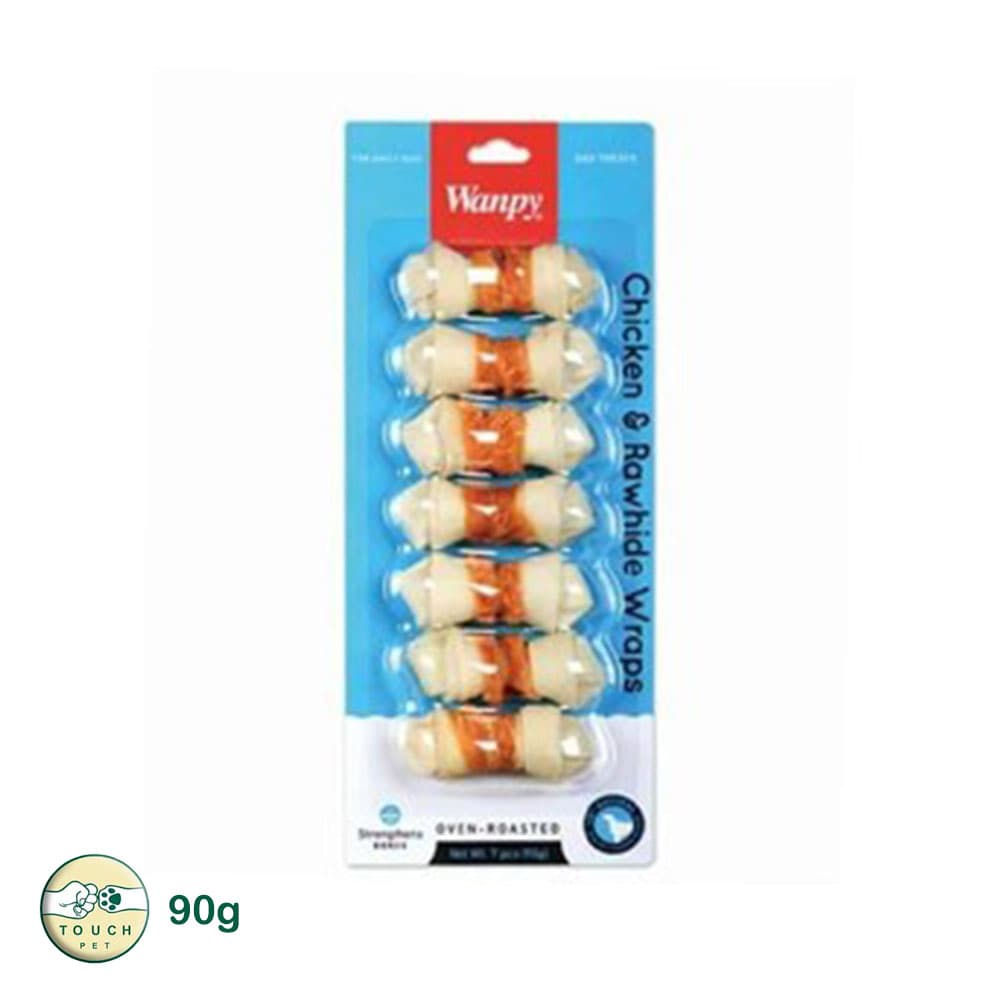 تشویقی سگ ونپی مدل Chicken Rawhide Wraps وزن 90 گرم