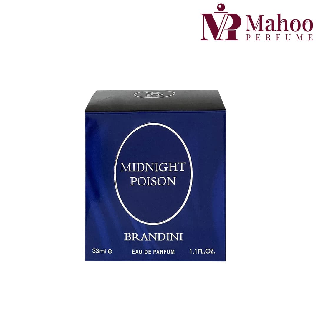 عطر جیبی میدنایت پویزن دیور برندینی زنانه 33 میل | Brandini dior midnight poison — تصویر ۳