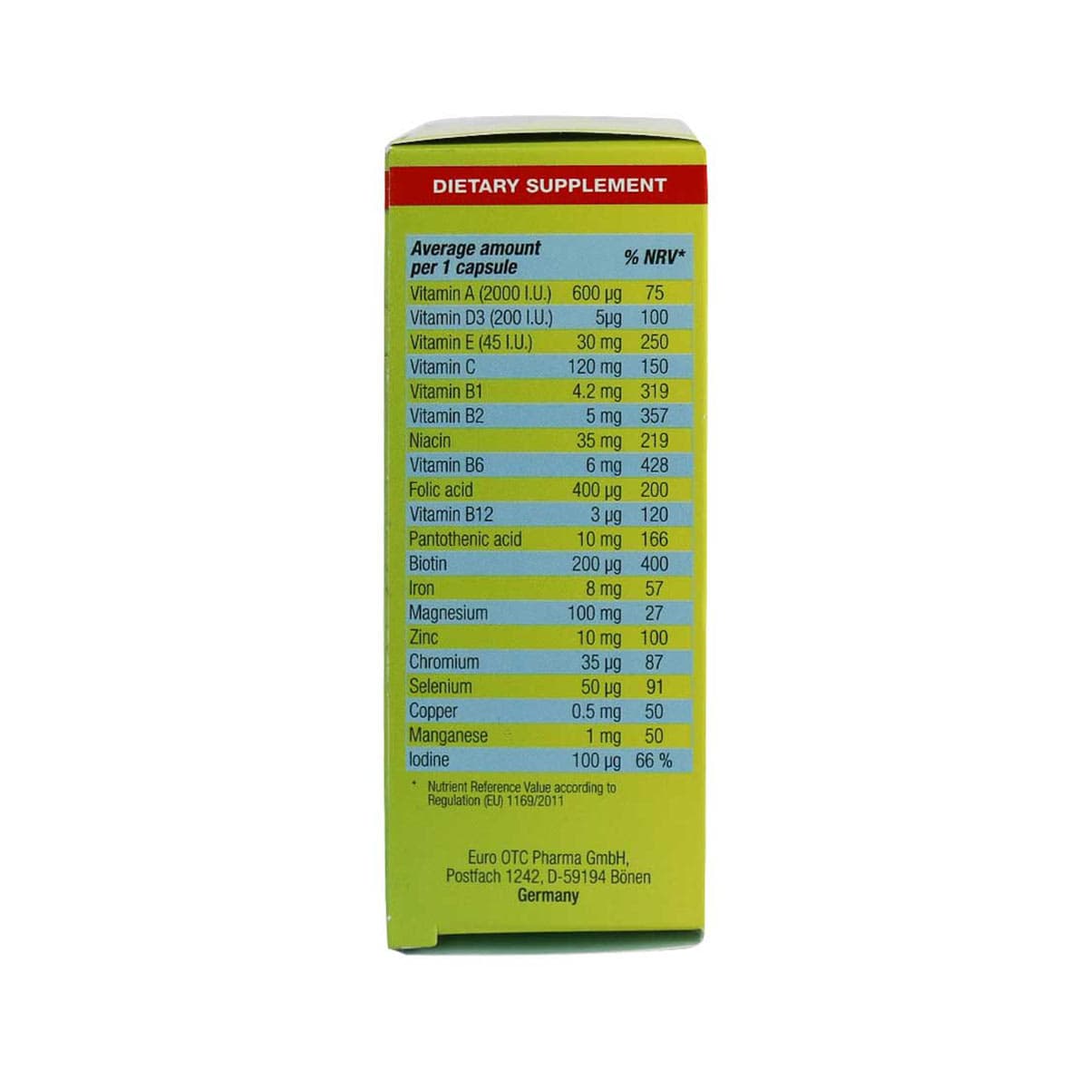 کپسول دیافیت مکمل غذایی یوروویتال-Eurho Vital — تصویر ۳