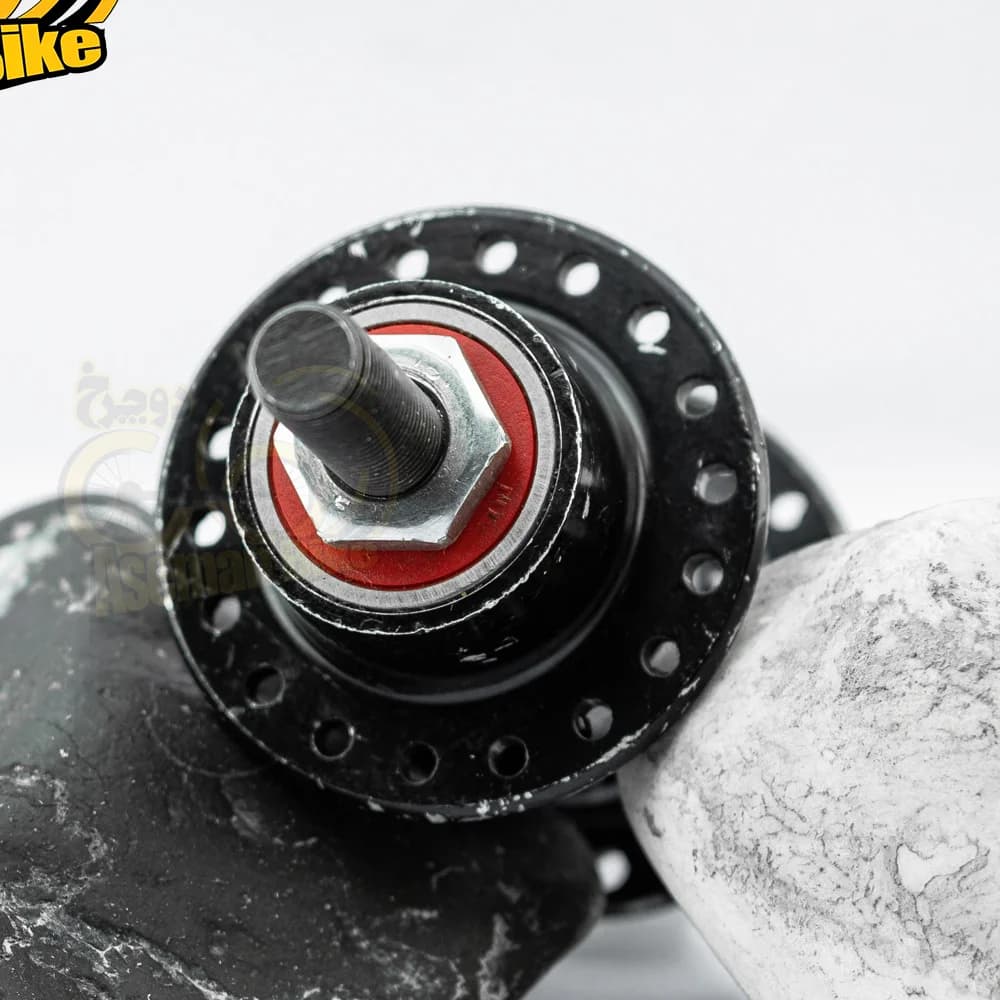 توپی چرخ جلو دوچرخه مدل ان ال 36 سوراخ مشکی Bicycle Front Hub NL 36H Black — تصویر ۲