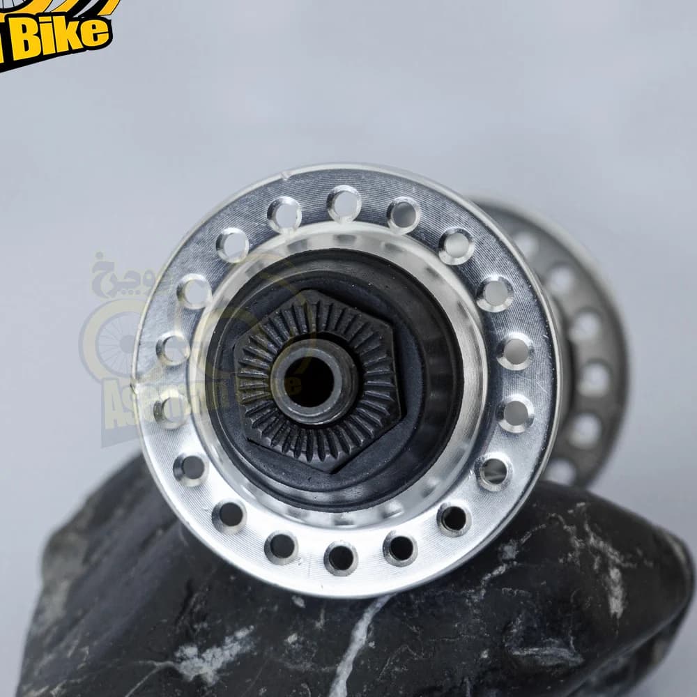 توپی جلو دوچرخه مدل اچ بی-سی 25 نقره ای 36 سوراخ Shimano Bicycle Front Hub HB-C25 Silver 36 Hole — تصویر ۲