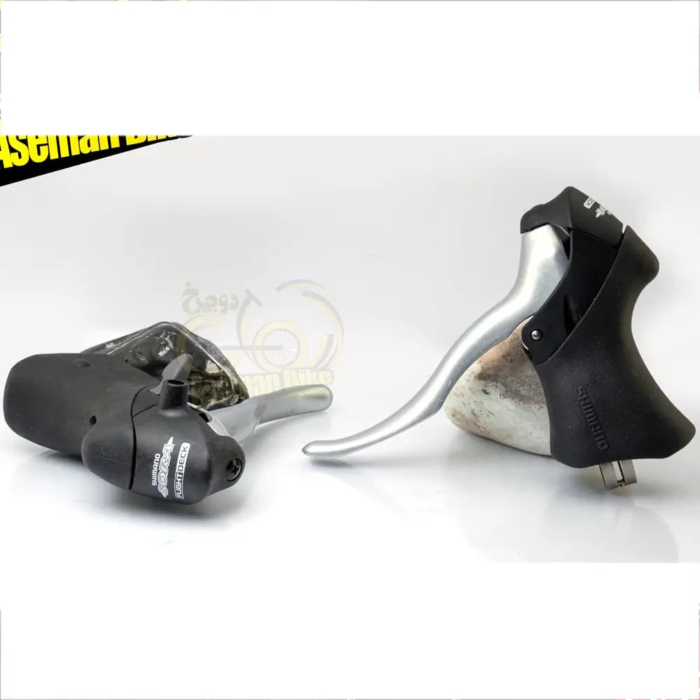خرید دسته دنده SORA ST-3300 دوچرخه کتی کورسی شیمانو سورا 2×8 سرعت دنده اس تی 3300 / ساخت ژاپن / اصل با ضمانت ©️ کمترین قیمت عمده بازار / دوچرخه چند منظوره شهری کورسی جاده / Shift Levers BICY