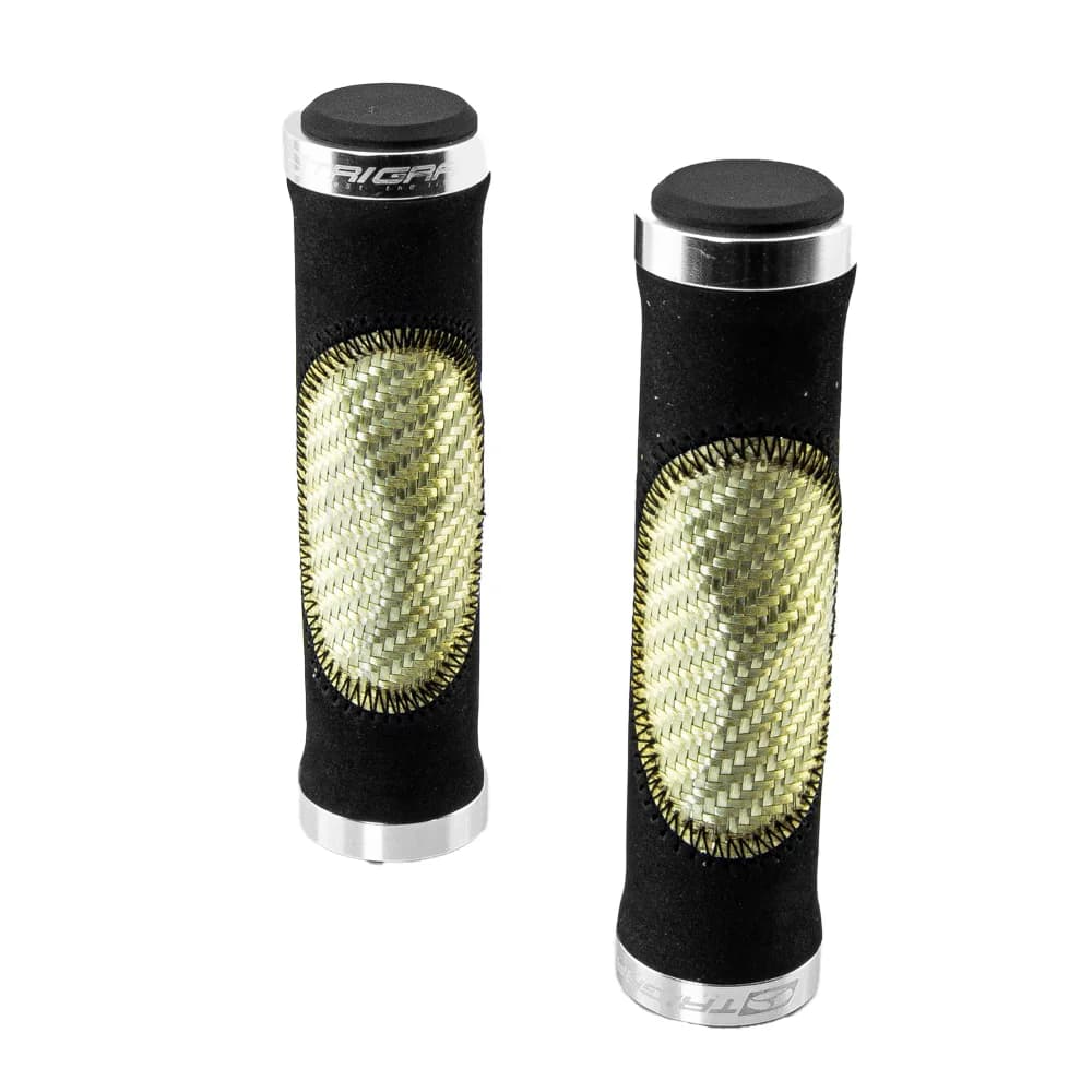 گریپ دوچرخه تری گرام دو قفله مشکی-طلایی TRIGRAM Dual Lock Grip Black-Gold — تصویر ۳