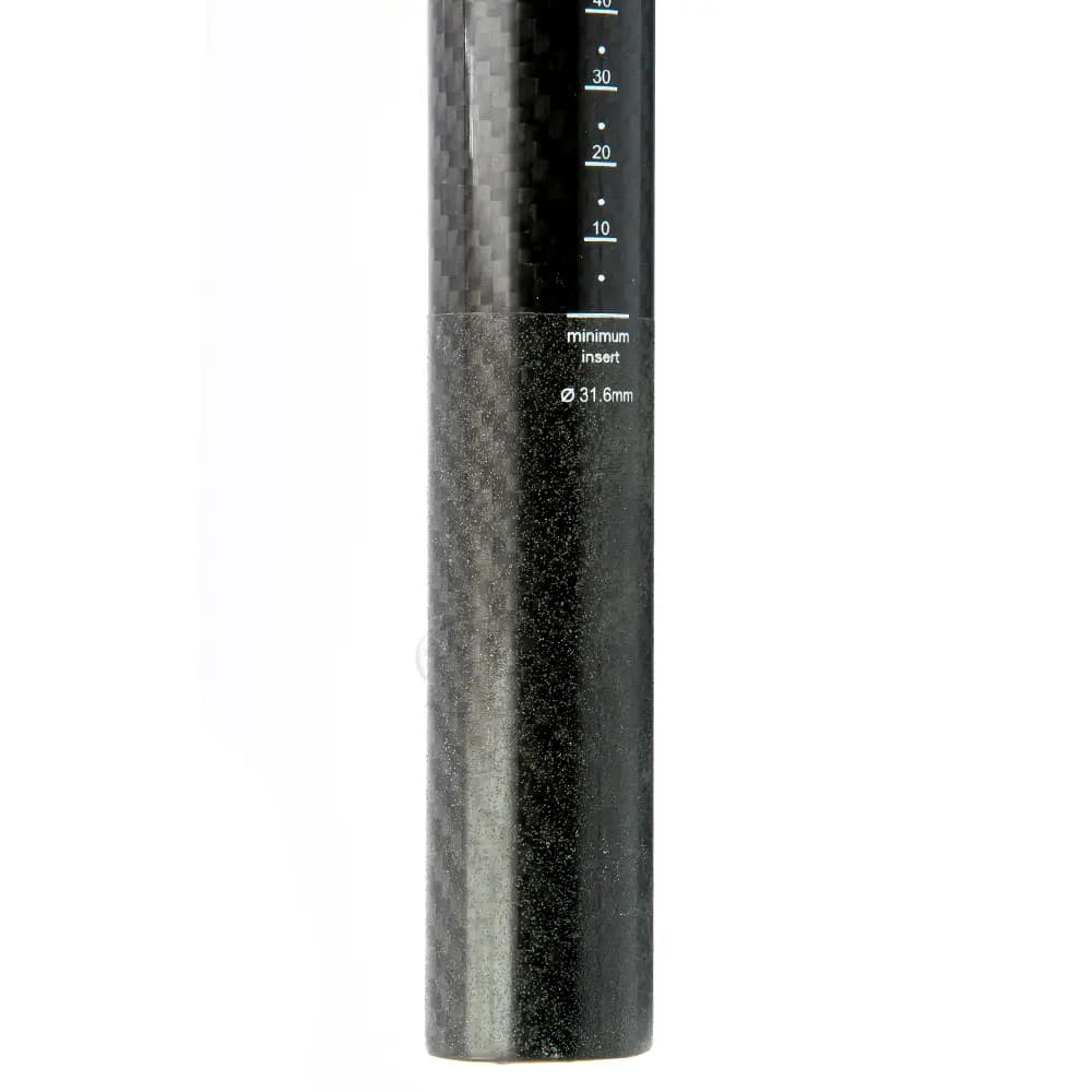 لوله زین دوچرخه{ اورجینال } اف اس ای کربن قطر 31.6 ساخت امریکا FSA Bicycle Seatpost Carbon 31.6 America — تصویر ۳