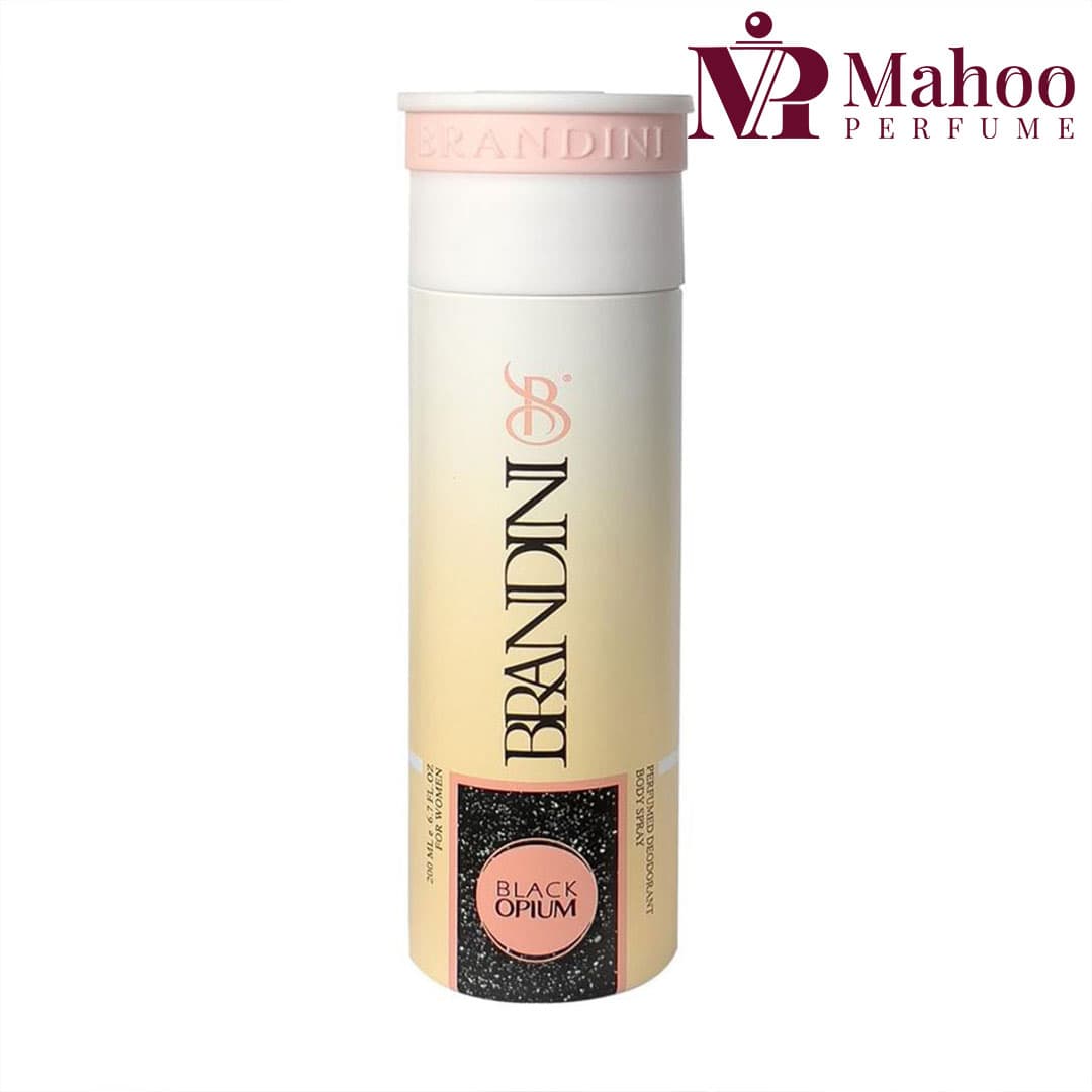 اسپری بدن بلک اوپیوم برندینی زنانه 200 میل | Brandini black opium — تصویر ۳