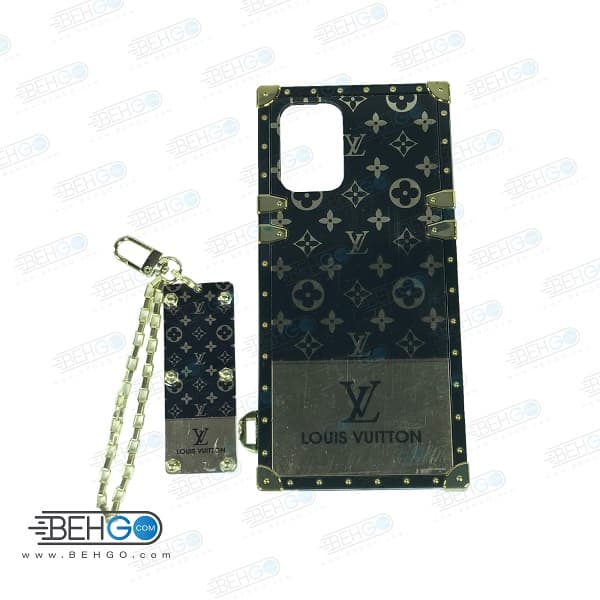 کاور لویی ویتون مدل صندوقی قاب گوشی شیائومی NOTE 10 4G/NOTE 10S به همراه بند آویز