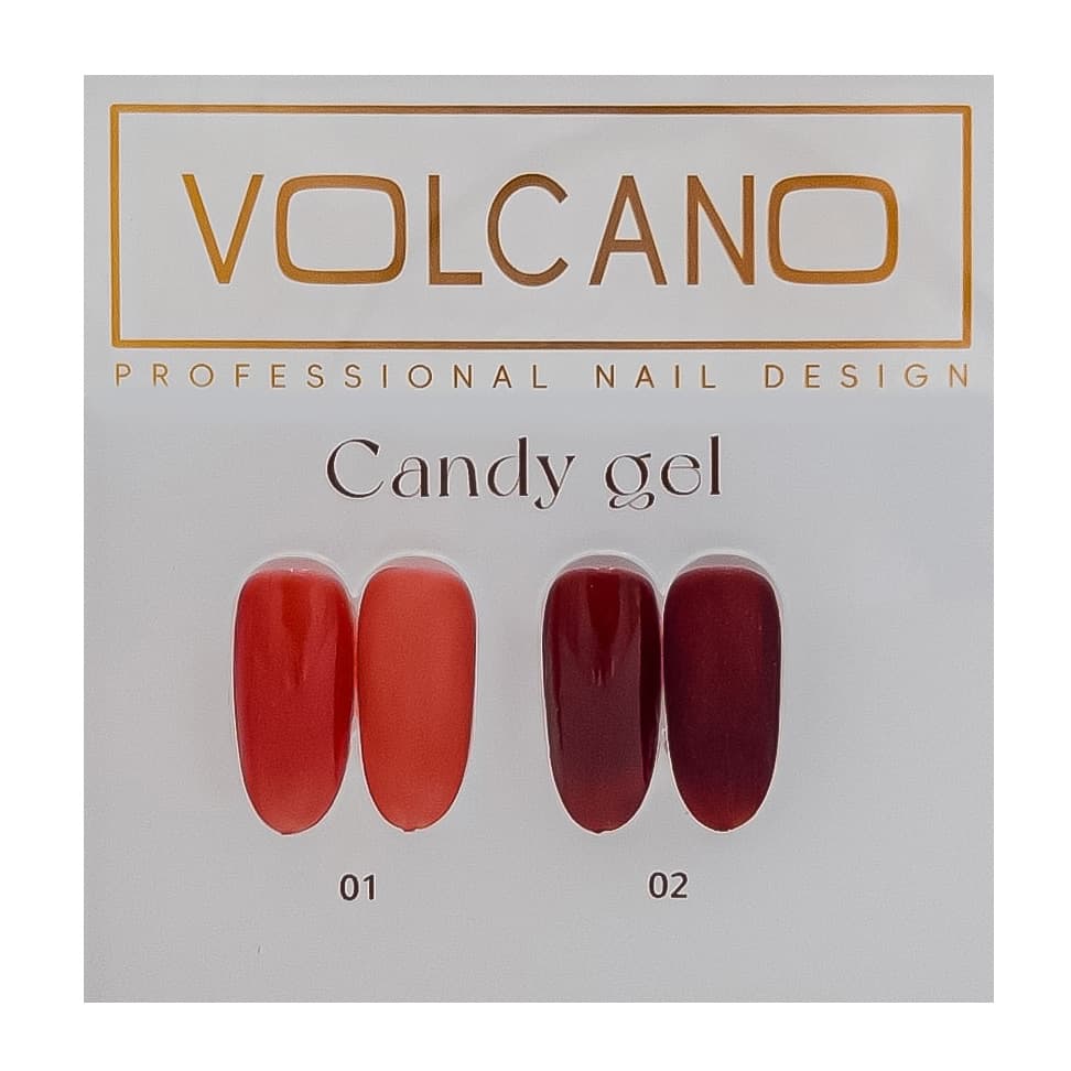 لاک ژل آبنباتی (کندی ژل) ولکانو | VOLCANO Candy Gel