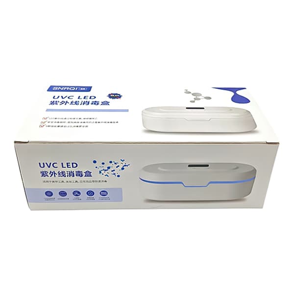 باکس استریل UVC LED | دستگاه ضدعفونی کننده ابزار مانیکور | SNRQI S5 🔋شارژی — تصویر ۵