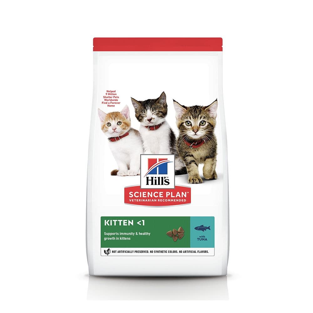 غذای خشک گربه هیلز Hill’s مدل کیتن Kitten با طعم ماهی تن وزن 1.5 کیلوگرم