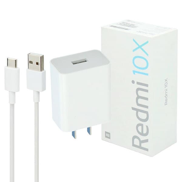 شارژر اصلی شیائومی 22.5 وات مدل MDY-11-EM با کابل تایپ سی و جعبه اورجینال Redmi 10x