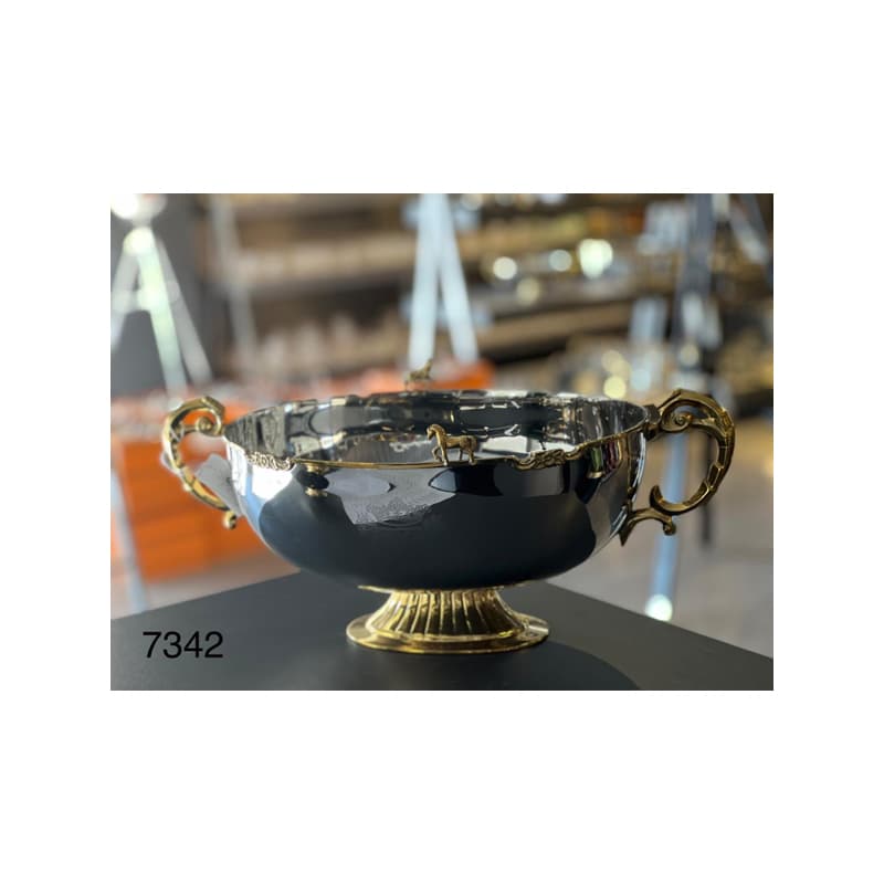 میوه خوری استیل برنج اسب 7341