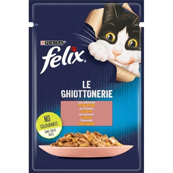پوچ فلیکس گربه طعم ماهی سالمون 85 گرم — تصویر ۲