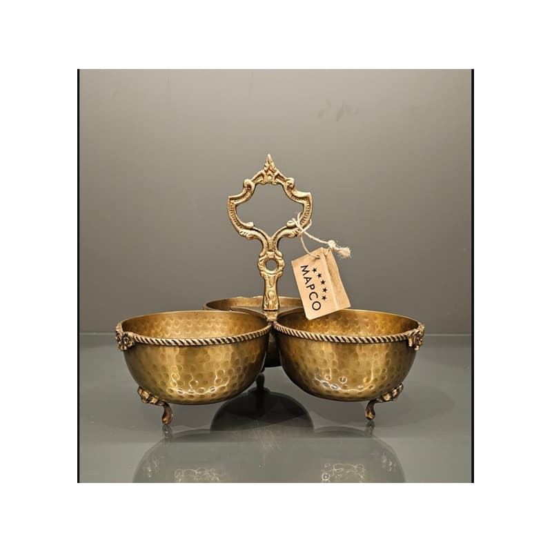 اردوخوری سه پیاله برنجی مپکو 759105