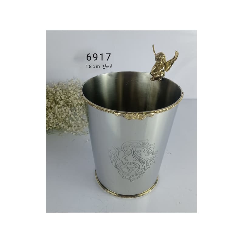 سطل استیل برنج فرشته 6917