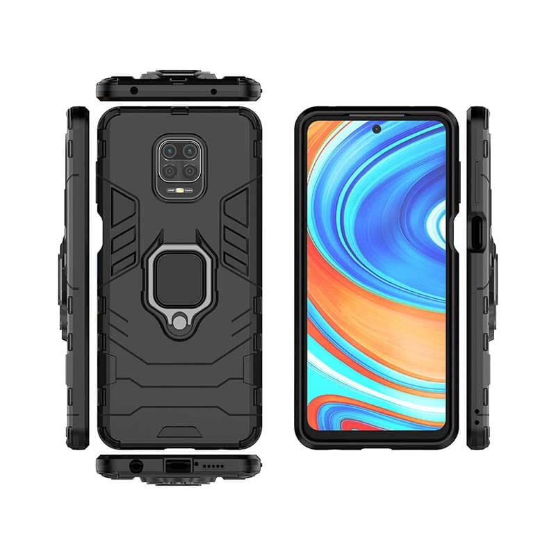 قاب دیفندر ضد ضربه هولدردار شیائومی مدل Xiaomi Note 9s