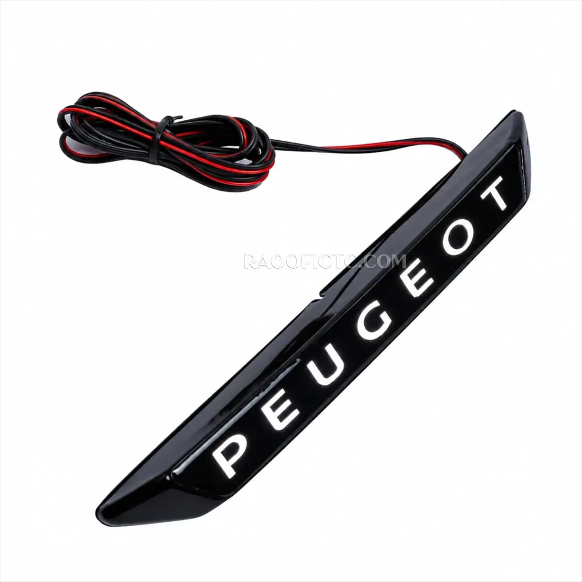 ورد پلیت سپر جلو پژو 207 مدل چراغ دار با طرح نوشته PEUGEOT — تصویر ۳