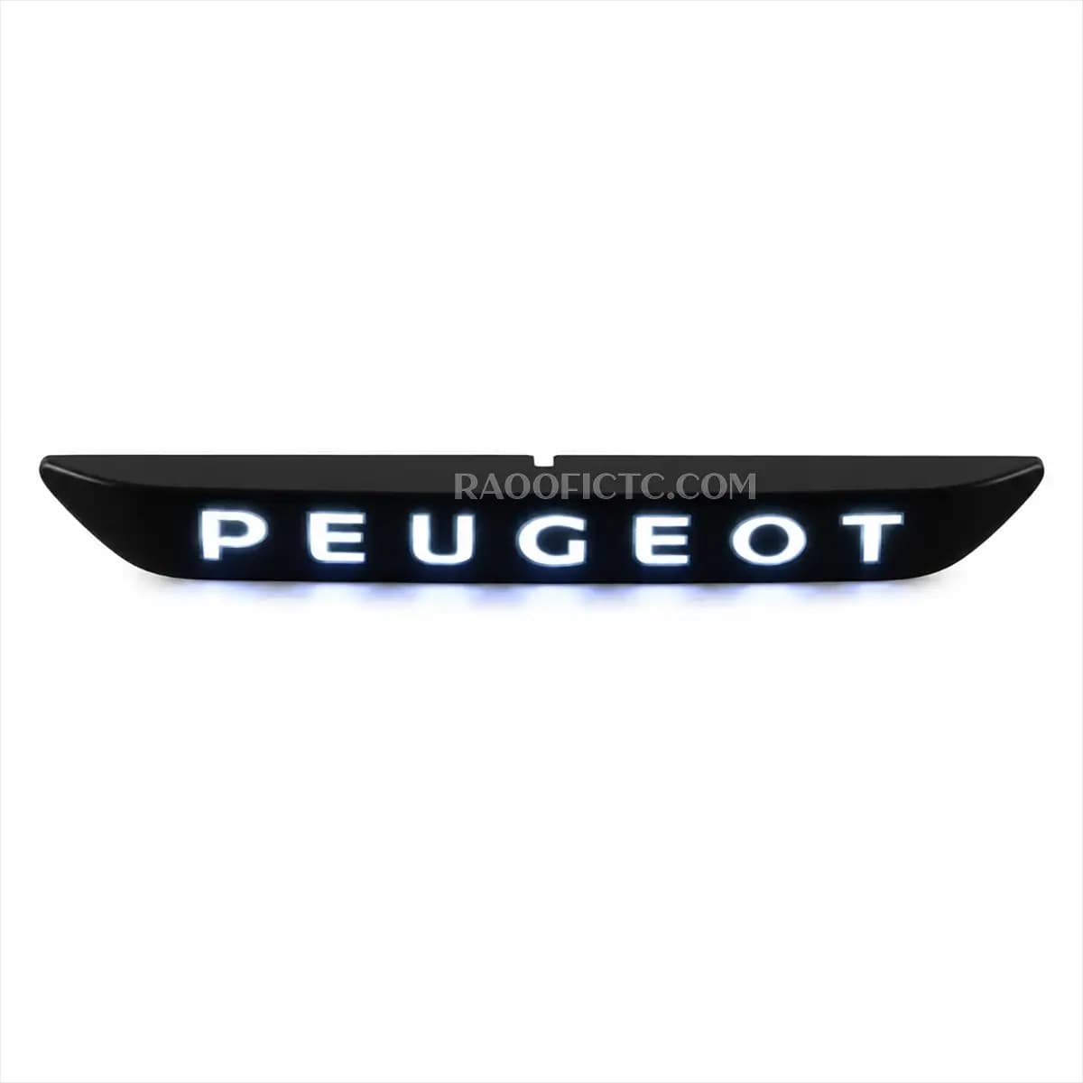 ورد پلیت سپر جلو پژو 207 مدل چراغ دار با طرح نوشته PEUGEOT — تصویر ۵