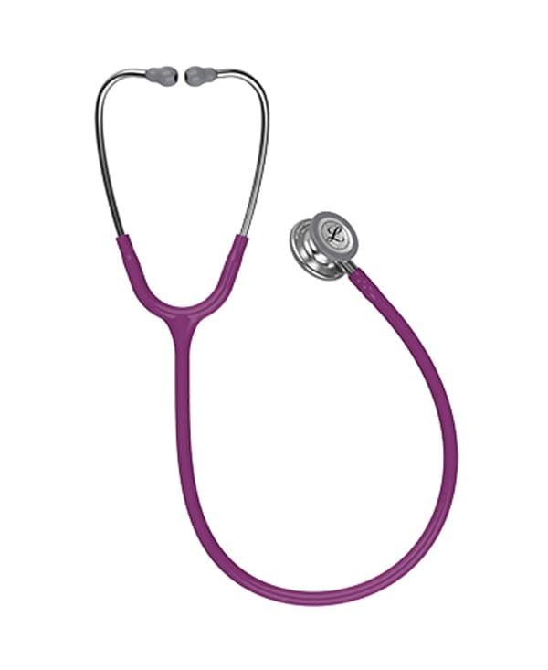 گوشی لیتمن کلاسیک 3 بادمجانی مدل Littmann classic III Plum 5831 — تصویر ۲