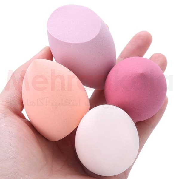 پد آرایشی تکنیکس میکاپ مدل Complexion Colorful بسته 4 عددی
