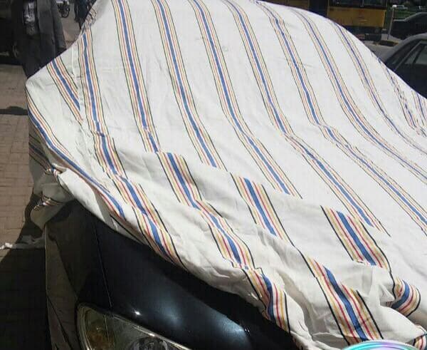 چادر خودرو برزنتی سنگین برند رایکو مناسب برای تیبا2 کد e_31186 — تصویر ۵
