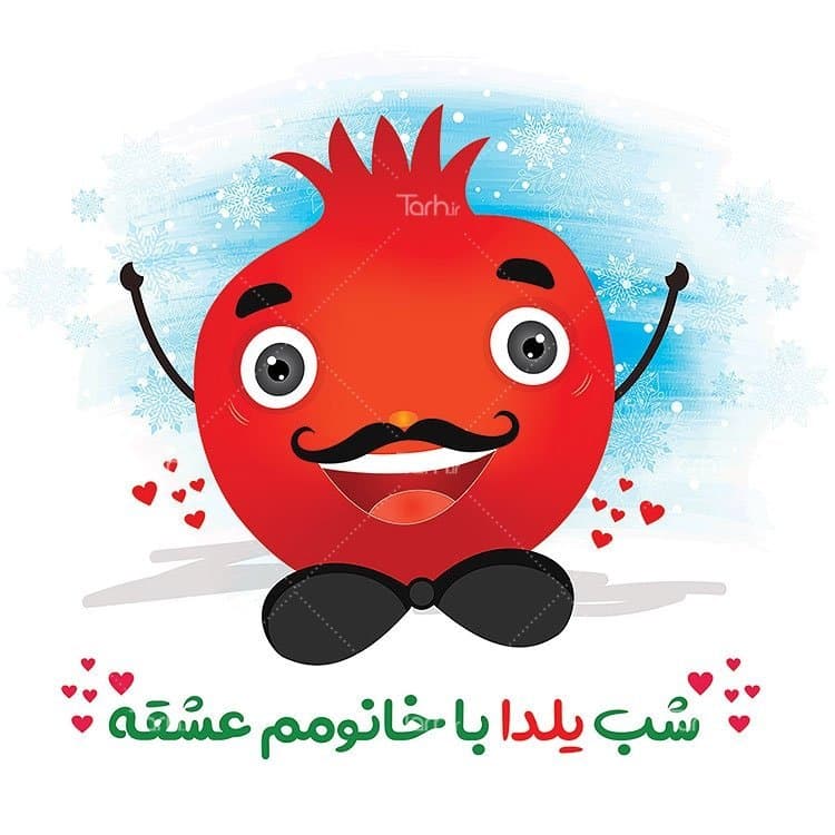 بلوز آستین بلند با طرح ست شب یلدا با شناسه 22899 — تصویر ۲