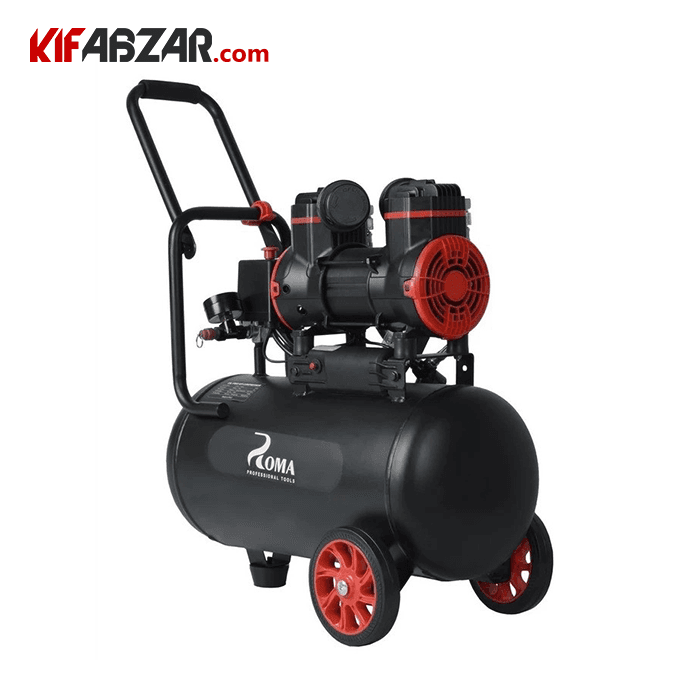 کمپرسور باد سایلنت 24 لیتری روما مدل 2F024