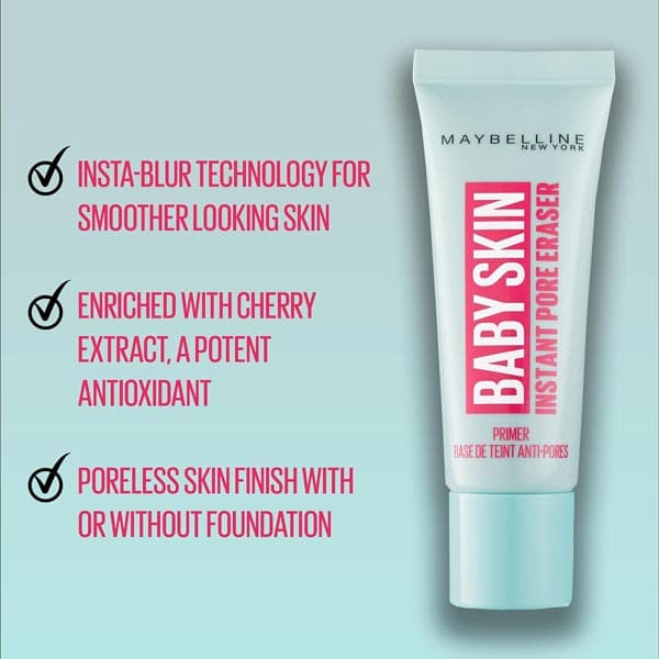 پرایمر میبلین مدل Baby Skin حجم 20 میل — تصویر ۲