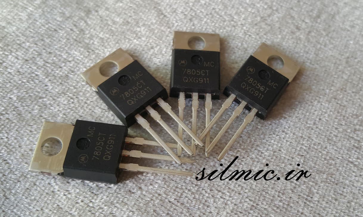 رگولاتور 7805CT موتورلا سری مثبت با خروجی 5 ولت و حداکثر جریان 1 آمپر — تصویر ۲
