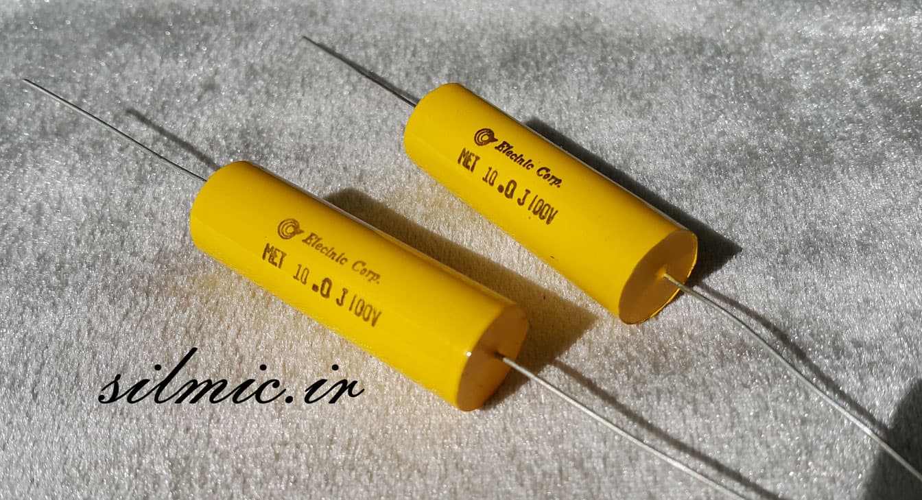 خازن اکسیال 10 میکرو فاراد 100 ولت mkt آمریکایی ساخت Electronic Component — تصویر ۲