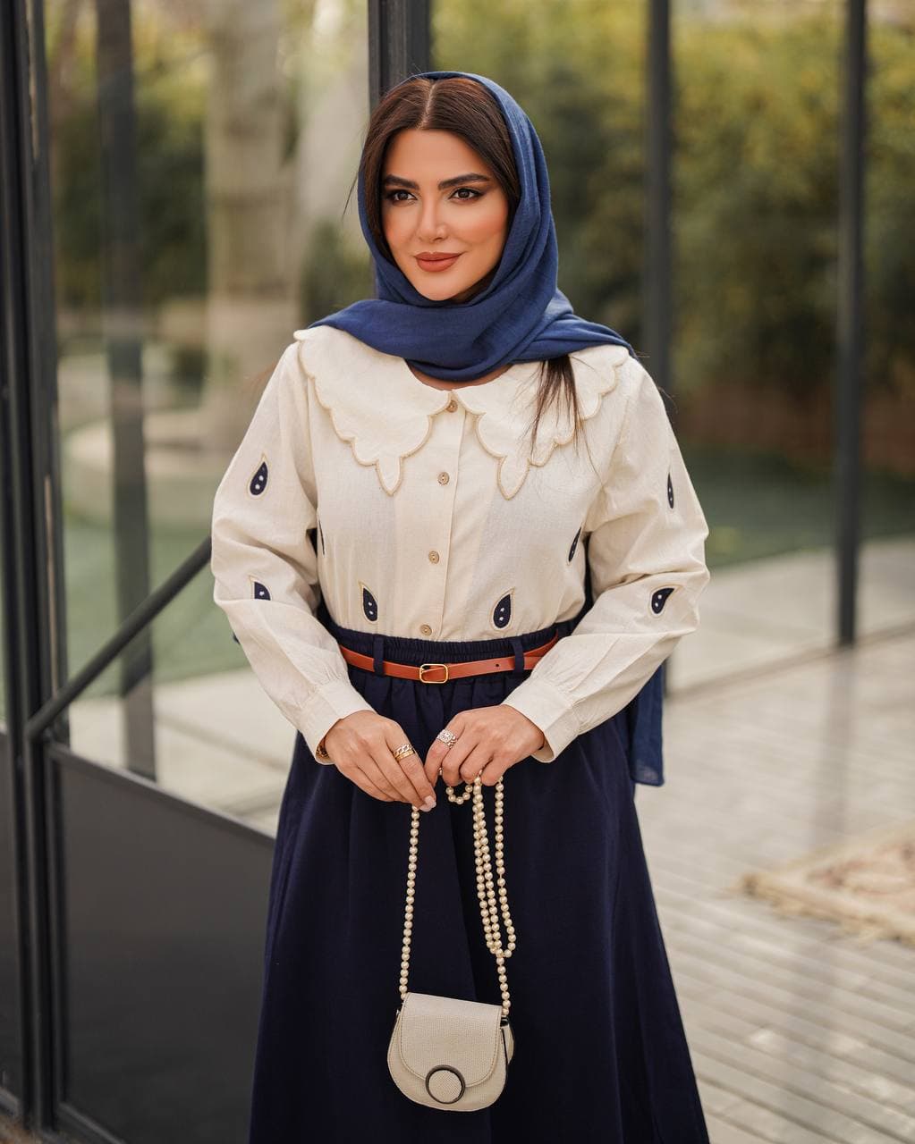 مانتو دامن مدل پوپک — تصویر ۴