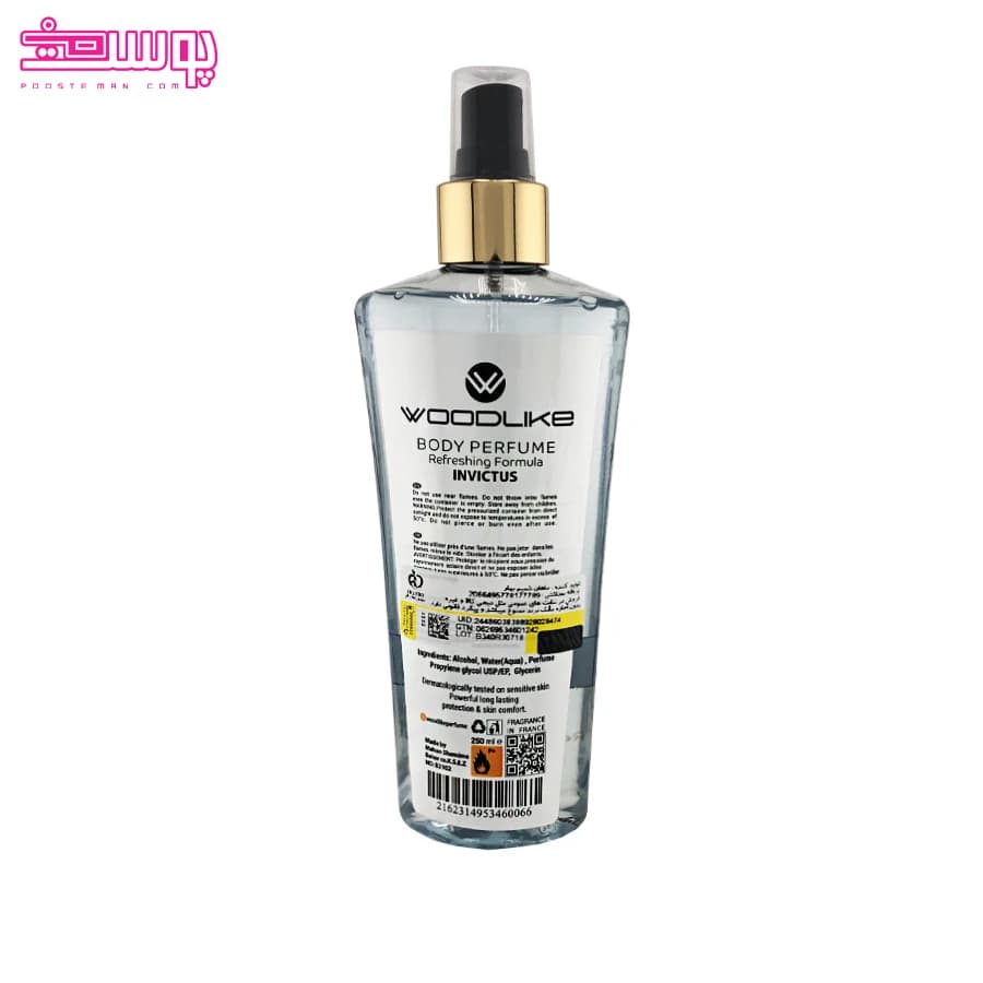 بادی اسپلش مردانه اینوکتوس وودلایک حجم 250ml — تصویر ۲